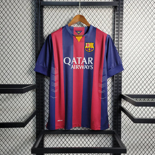 Retro Barcelona 14/15 home kit