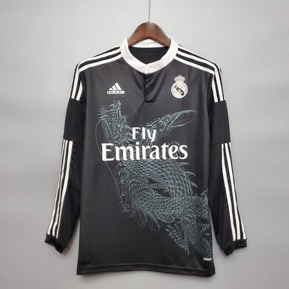 Retro Long Sleeve Real Madrid 14/15 Third Away