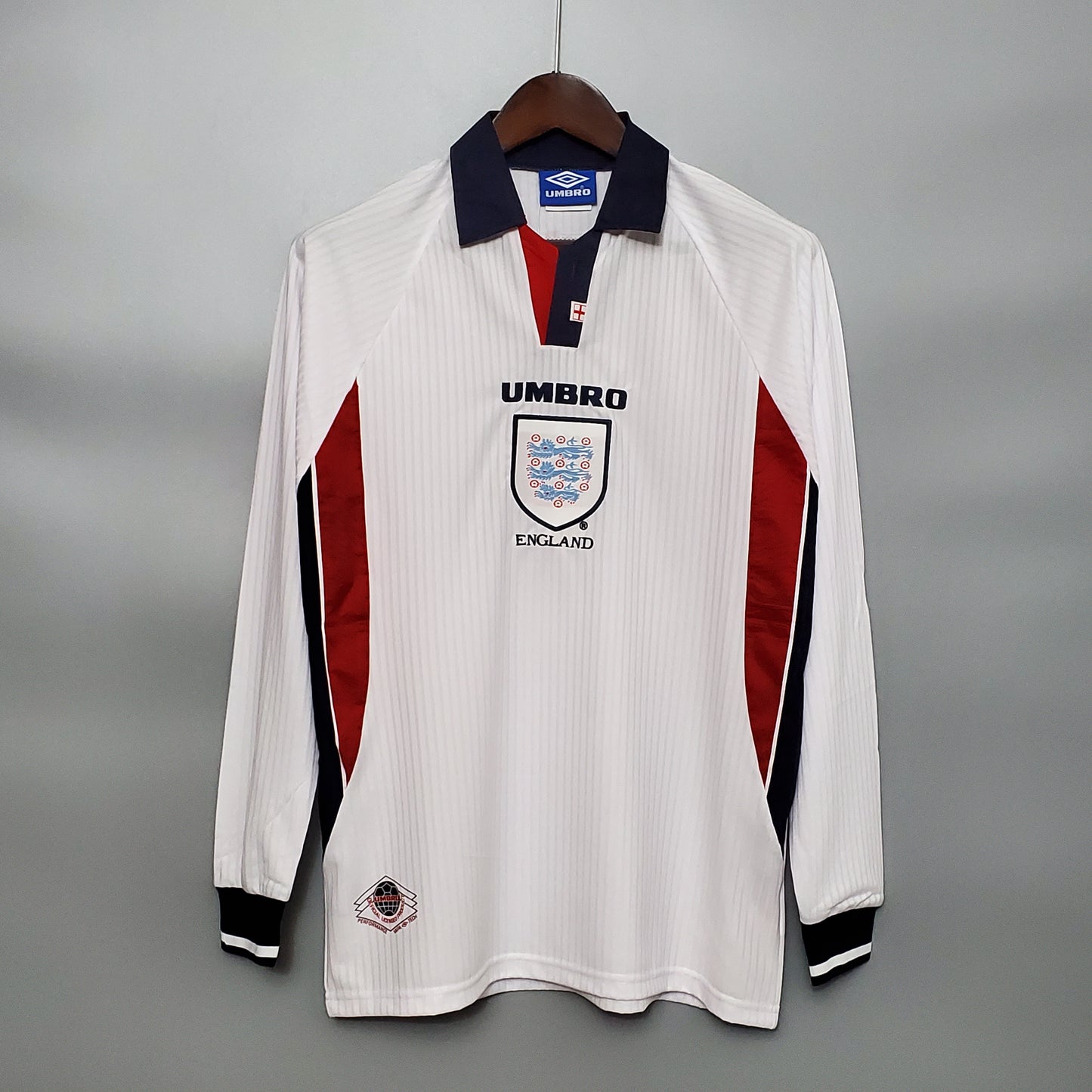 Retro Long Sleeve 1998 England Home kit