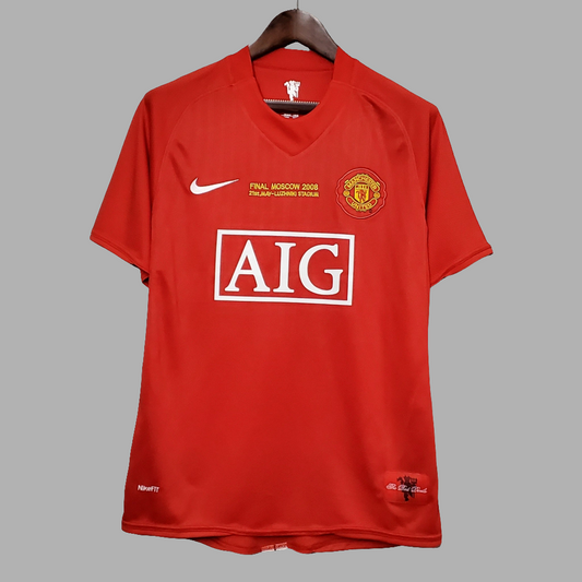 Retro 07/08 Manchester United Champions League home kit