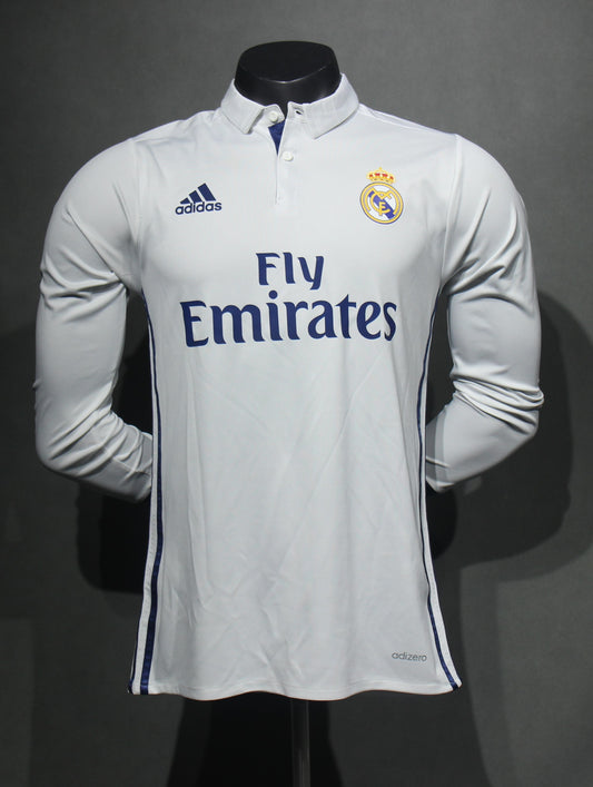 Retro 2016/17 Real Madrid Home Long Sleeve