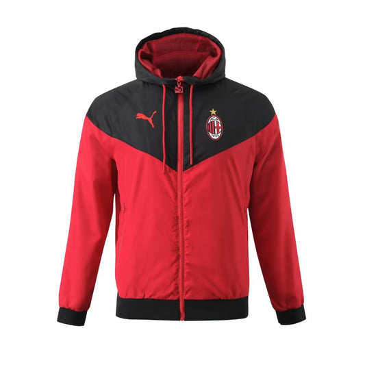 23/24 AC Milan Red Windbreaker