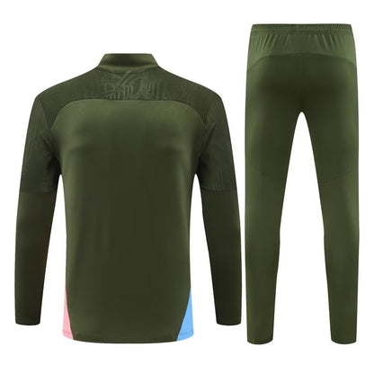 Manchester City 24/25 Army Green Tracksuit